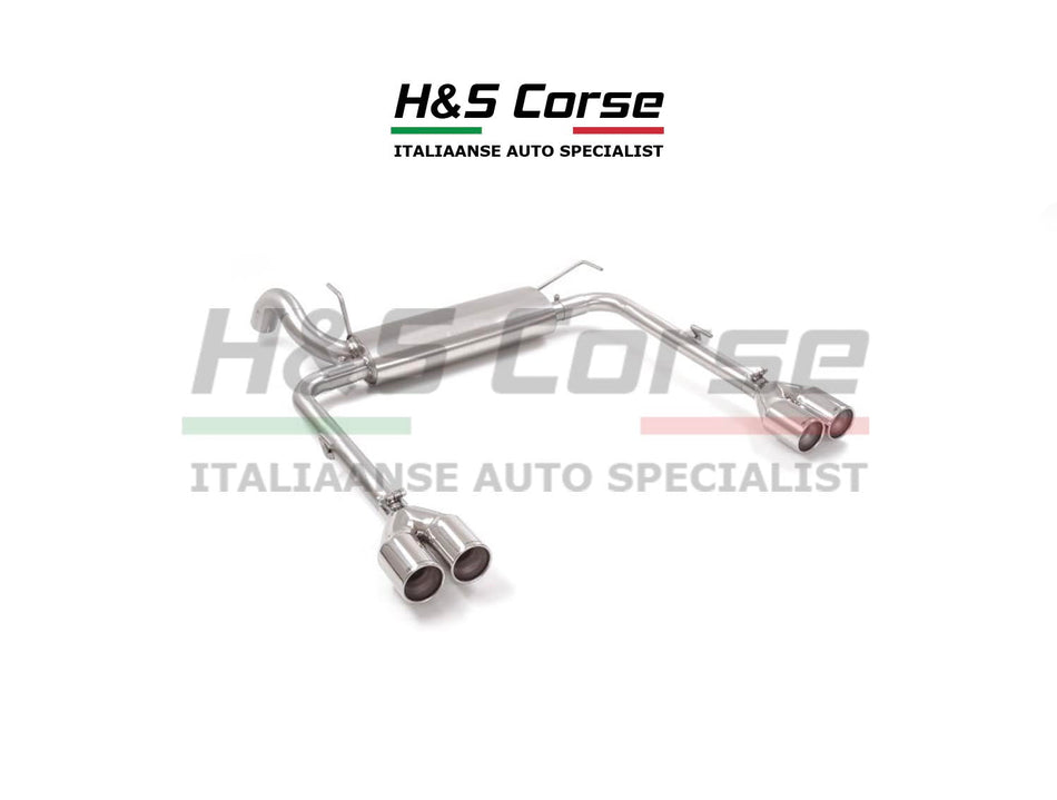 Ragazzon RVS einddemper 2x80 Duplex - Fiat Tipo